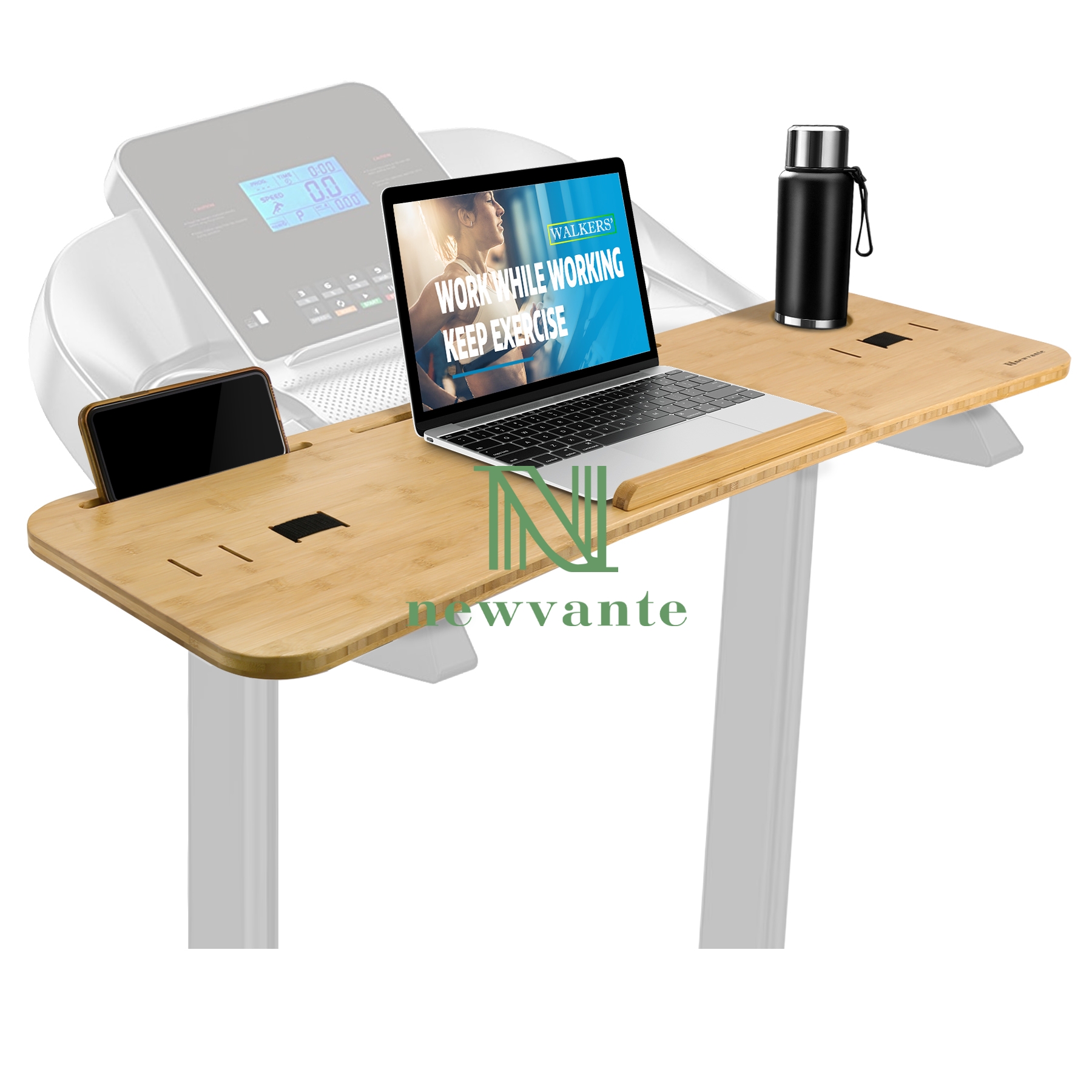 Nnewvante Treadmill Desk Attachment,Treadmill Laptop Holder for Tablets